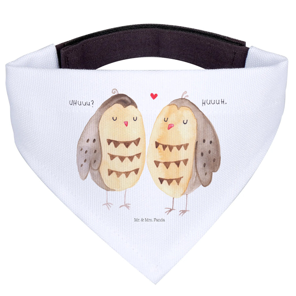 Chusta na szyję dla psa L sowy miłość Halstuch, Hundehalstuch, Hunde, Tuch, Kleine Hunde, Eule, Hochzeit Spruch, Freundin Geschenk, Liebe, Owl, Freund, Wortspiel Lustig, Liebe Spruch, All You Need Is Love, Eule Deko