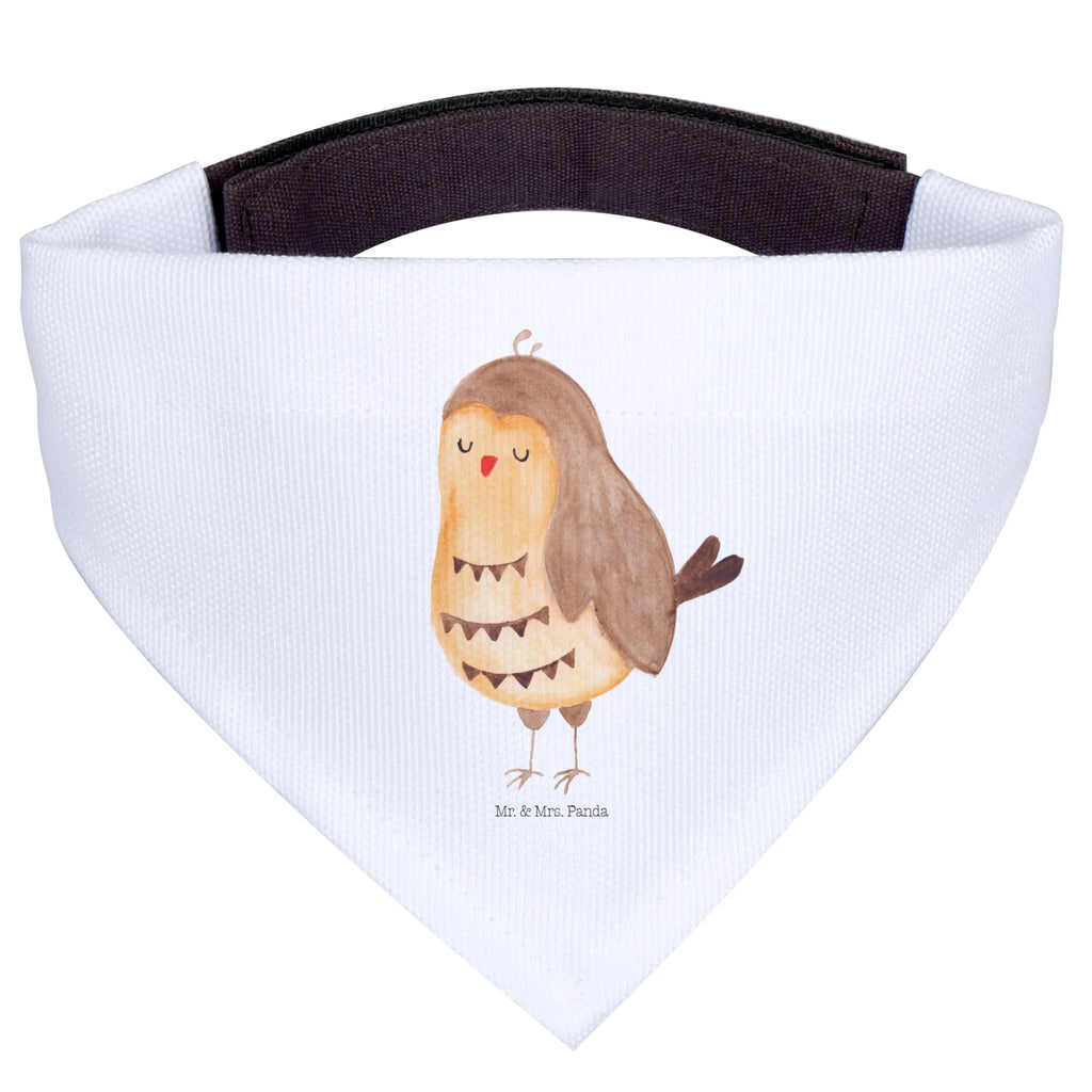 Chusta na szyję dla psa L sowa zadowolona Kleine Hunde, Hunde, Tuch, Halstuch, Hundehalstuch, Eule, Eule Deko, Eule Spruch, Spruch schön, Owl, Liebe Spruch, Romantisch, Wortspiel Lustig, Geschenk Hochzeitstag