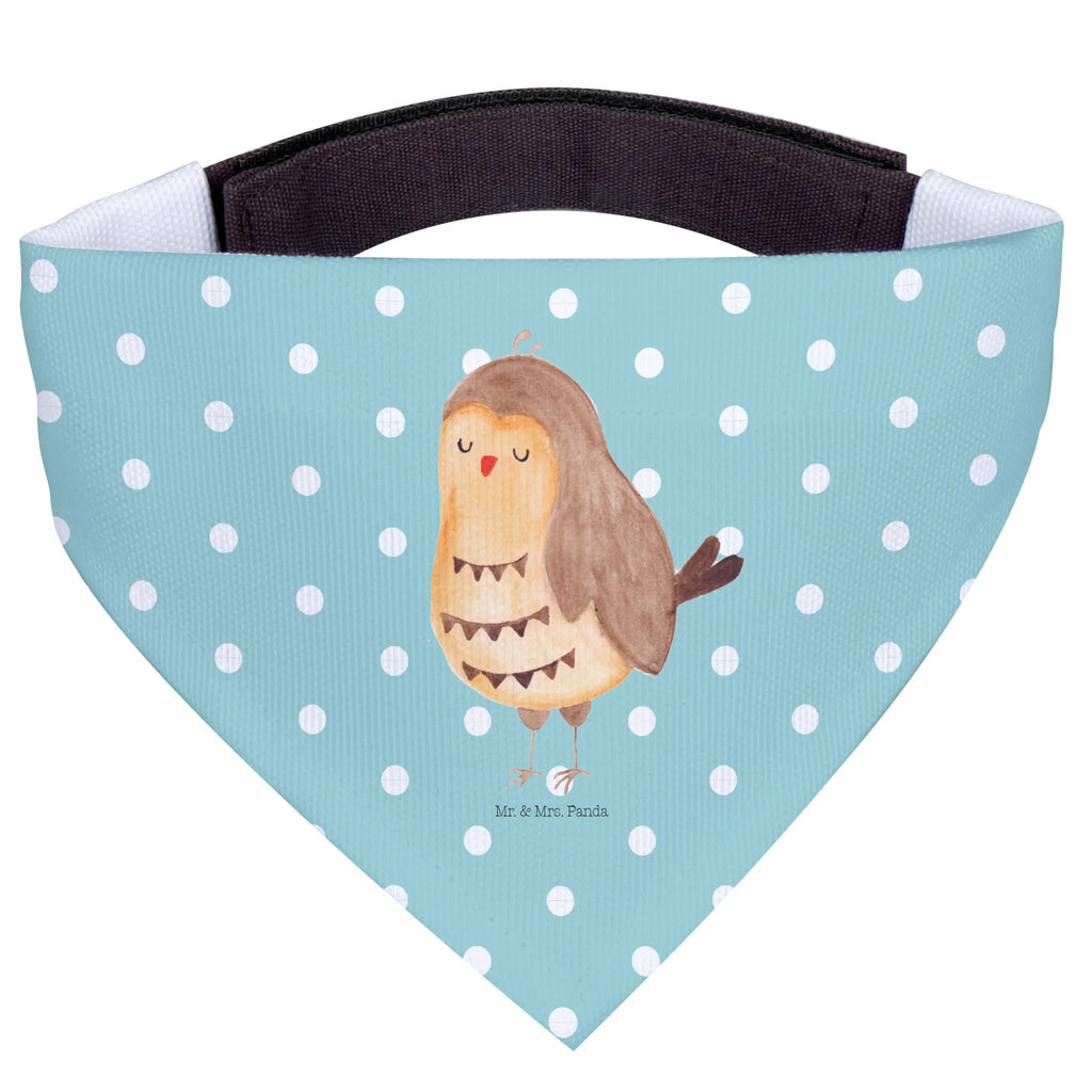 Chusta na szyję dla psa L sowa zadowolona Kleine Hunde, Hunde, Tuch, Halstuch, Hundehalstuch, Eule, Eule Deko, Eule Spruch, Spruch schön, Owl, Liebe Spruch, Romantisch, Wortspiel Lustig, Geschenk Hochzeitstag