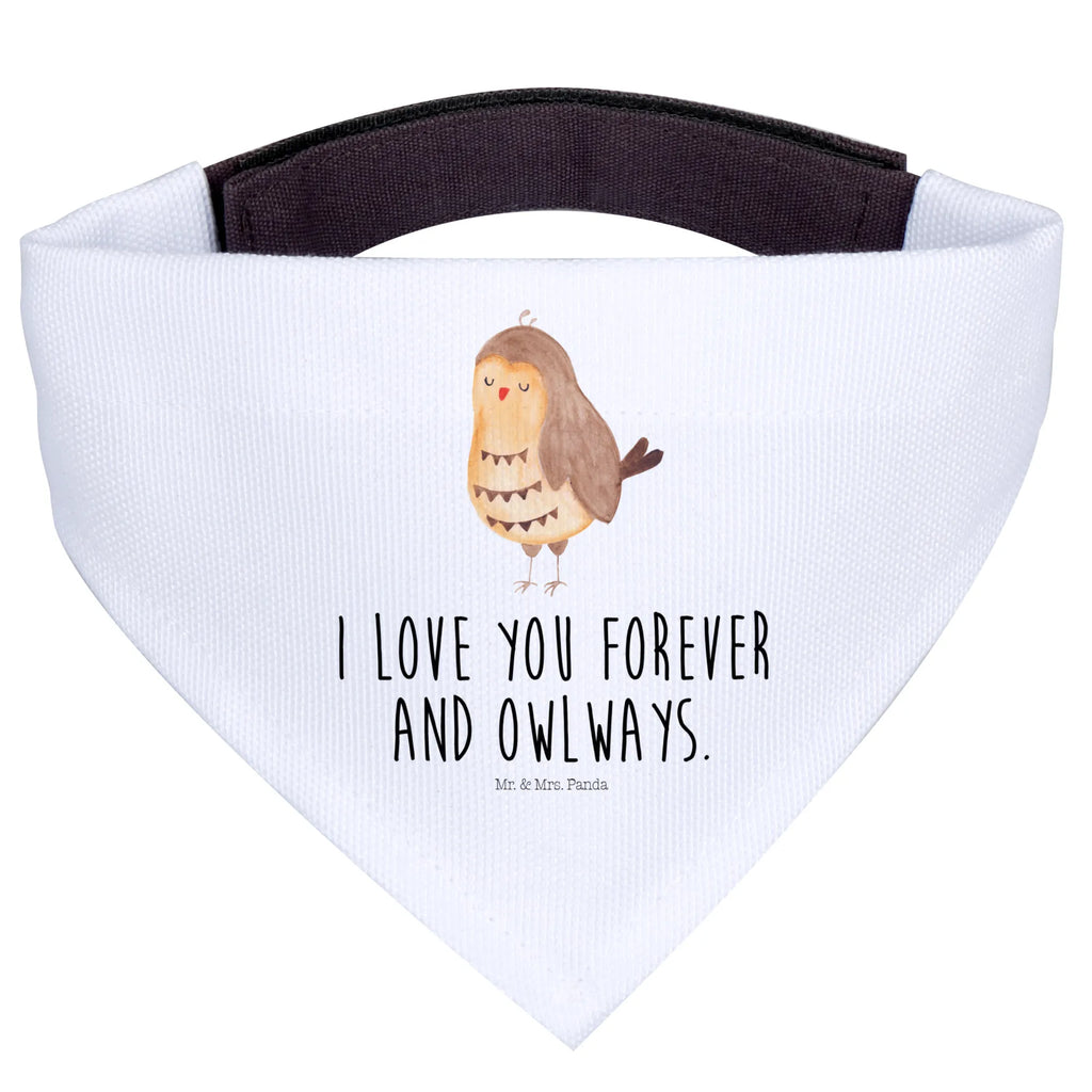 Chusta na szyję dla psa L sowa zadowolona Kleine Hunde, Hunde, Tuch, Halstuch, Hundehalstuch, Eule, Eule Deko, Eule Spruch, Spruch schön, Owl, Liebe Spruch, Romantisch, Wortspiel Lustig, Geschenk Hochzeitstag