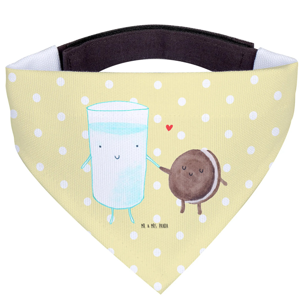 Hundehalstuch Milch Keks Hunde, Halstuch, Hundehalstuch, Kleine Hunde, Tuch, Lustige Sprüche, Tiere, Tiermotive, Gute Laune, Einladung Frühstück, Milch, Milk, Perfektes Paar, Romantisch, Cookie, Keks, Kaffee, Motiv Süß, Kekse