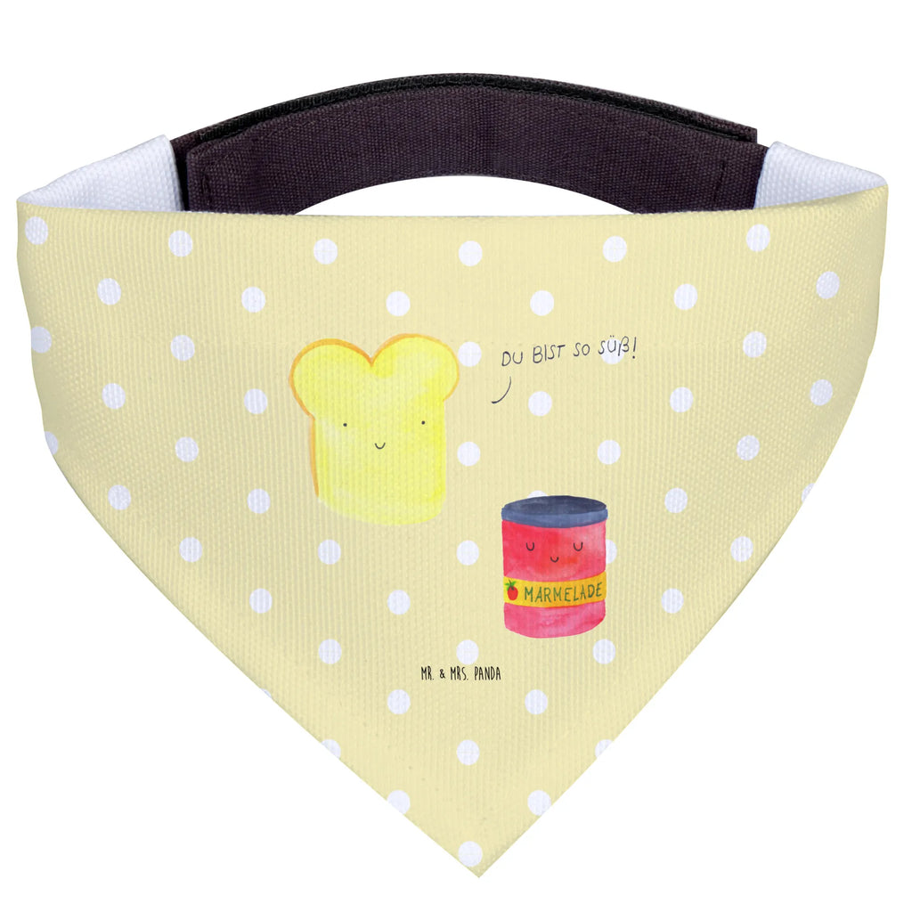 Chusta na szyję dla psa L Tost dżem klein, Halstuch, kleine Hunde, Hundehalstuch, Hunde, Tuch, Tiermotive, Gute Laune, lustige Sprüche, Tiere, Toastbrot, Küche Spruch, süße Postkarte, Marmelade, Dreamteam, Frühstück Einladung, Brot, Toast, süß, Küche Deko