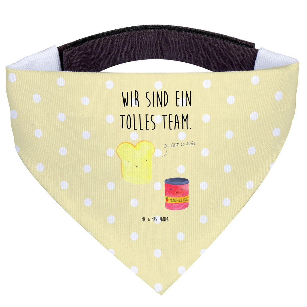 Chusta na szyję dla psa L Tost dżem klein, Halstuch, kleine Hunde, Hundehalstuch, Hunde, Tuch, Tiermotive, Gute Laune, lustige Sprüche, Tiere, Toastbrot, Küche Spruch, süße Postkarte, Marmelade, Dreamteam, Frühstück Einladung, Brot, Toast, süß, Küche Deko