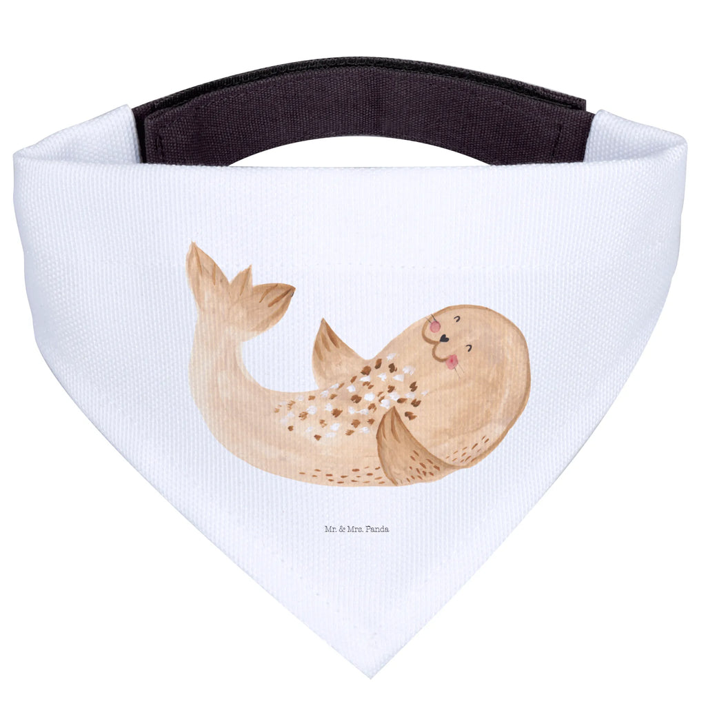 Hundehalstuch Robbe Liegen Hundehalstuch, Hunde, Halstuch, Kleine Hunde, Tuch, Lustige Sprüche, Tiere, Tiermotive, Gute Laune, Ostsee, Robben, Meerestier, Freude, Nordsee, Strand, Robbe, Seehund, Lachen
