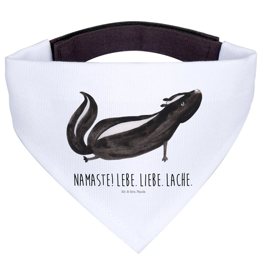 Chusta na szyję dla psa L skunks Joga Halstuch, Hunde, Kleine Hunde, Tuch, Hundehalstuch, Skunk, Stinktier, Stinker, Raubtier, Stinki, Lebe, Lache, Liebe, Yoga, Wildtier, Namaste