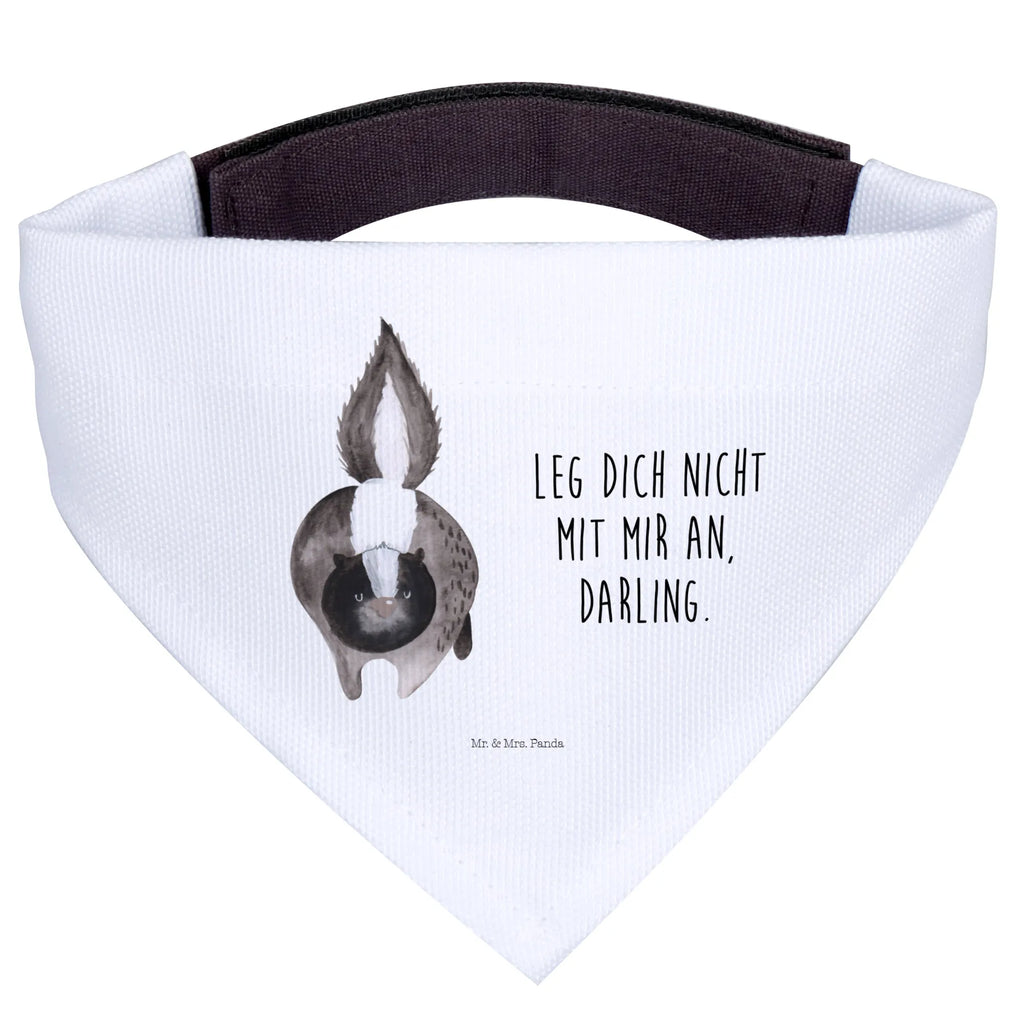 Chusta na szyję dla psa L skunks atak Hunde, Kleine Hunde, Tuch, Halstuch, Hundehalstuch, Skunk, Stinktier, Drohung, Stinker, Stinki, Raubtier, wütend, Wildtier