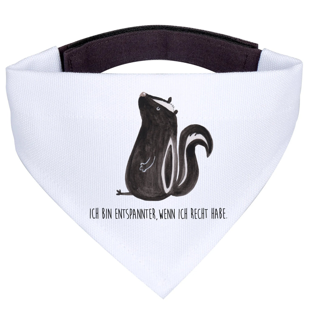 Hundehalstuch Stinktier Sitzen Tuch, Hundehalstuch, kleine Hunde, Halstuch, klein, Hunde, Stinktier, Skunk, Büro, Stinker, Recht, Stinki, Spruch, Wildtier, Besserwisser, Raubtier