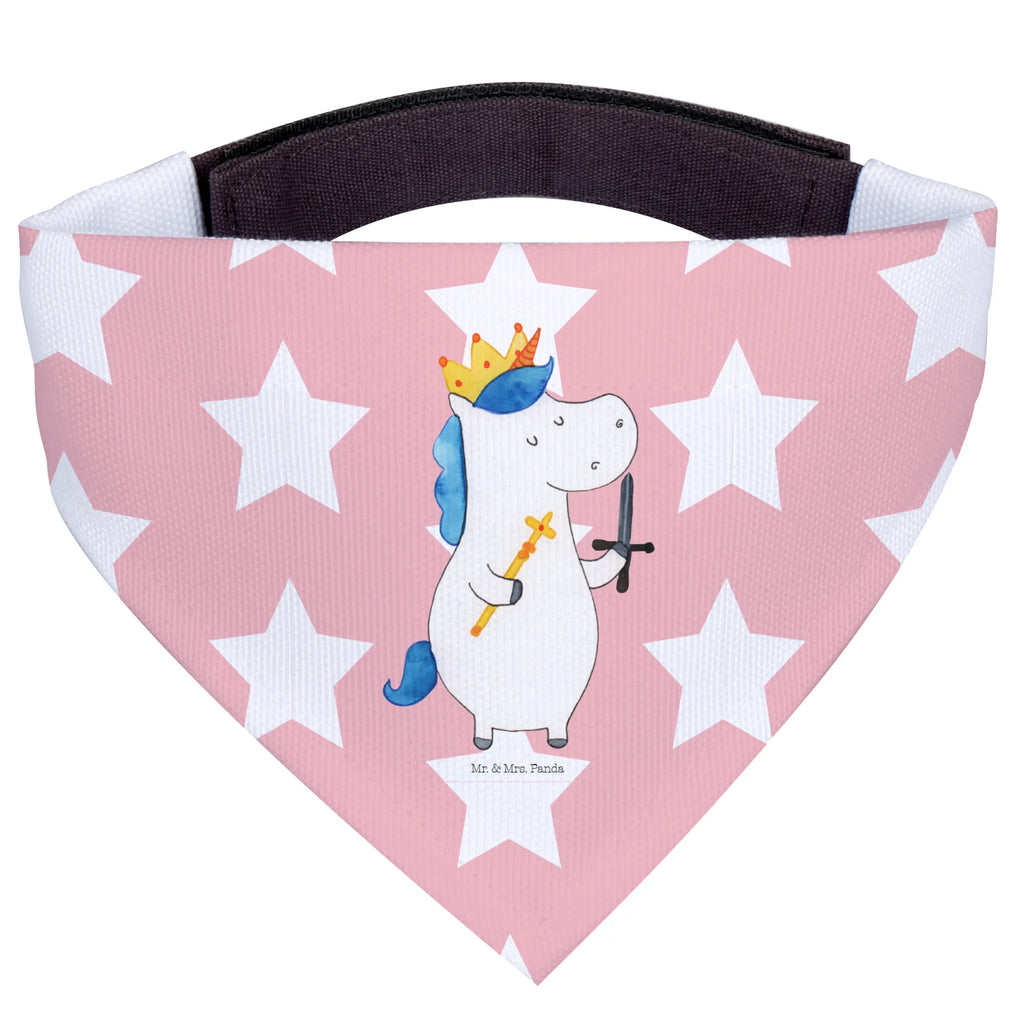 Bandana dla psa M jednorożec Król z mieczem Halstuch, Tuch, Hunde, Hundehalstuch, Kleine Hunde, Einhorn, Einhörner, Einhorn Deko, Unicorn, Mittelalter, König, Ritter