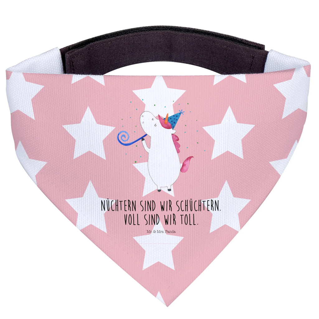 Bandana dla psa M Jednorożec Impreza Tuch, Halstuch, Kleine Hunde, Hundehalstuch, Hunde, Einhorn, Einhörner, Einhorn Deko, Unicorn, Feier, Konfetti, Alkohol, Disco, Glitzer, Geburtstag, Party, Fest, Club