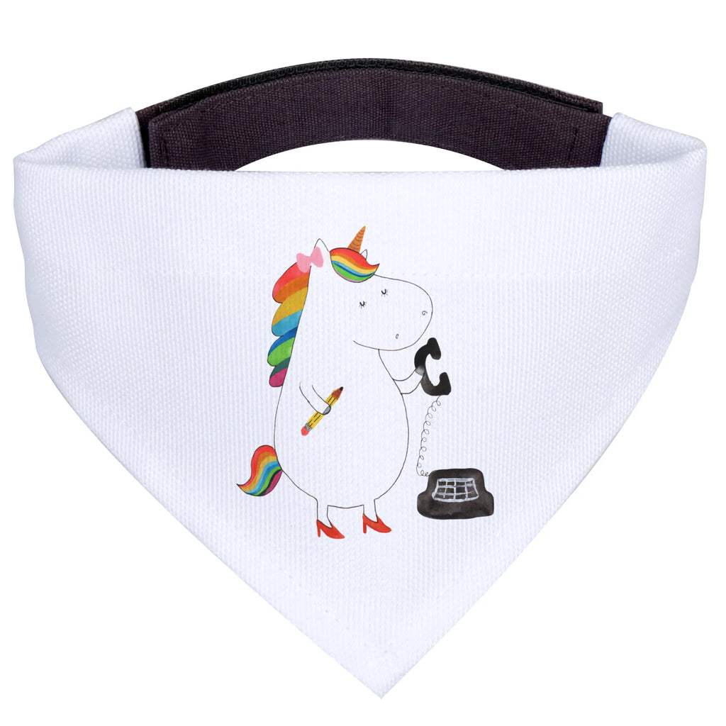Bandana dla psa M Jednorożec sekretarka Hunde, Halstuch, Tuch, Hundehalstuch, Kleine Hunde, Einhorn, Einhörner, Einhorn Deko, Unicorn, Steuerkanzlei, Sekretärin, Bürohilfe, Büro, Rechtsanwältin, Steuerbüro, Bürokraft, Rechtsanwaltsgehilfin