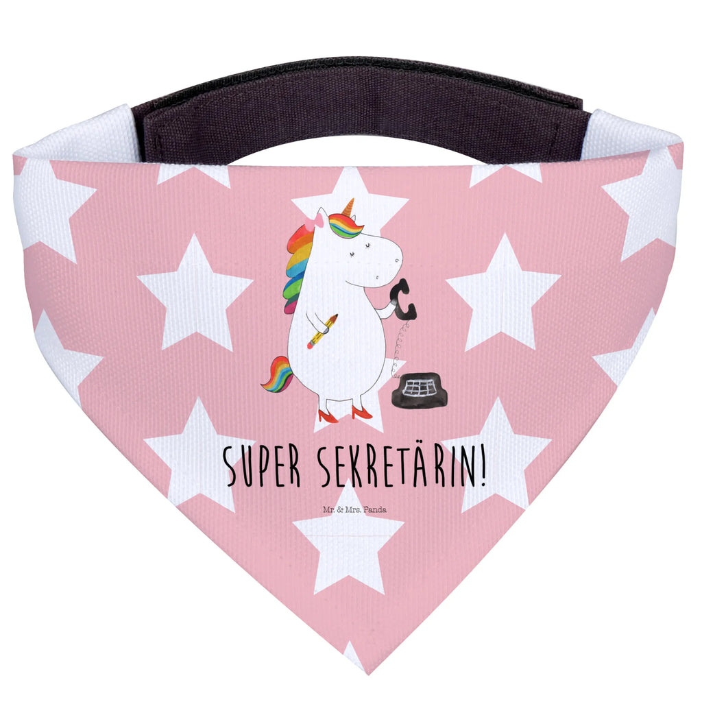Bandana dla psa M Jednorożec sekretarka Hunde, Halstuch, Tuch, Hundehalstuch, Kleine Hunde, Einhorn, Einhörner, Einhorn Deko, Unicorn, Steuerkanzlei, Sekretärin, Bürohilfe, Büro, Rechtsanwältin, Steuerbüro, Bürokraft, Rechtsanwaltsgehilfin