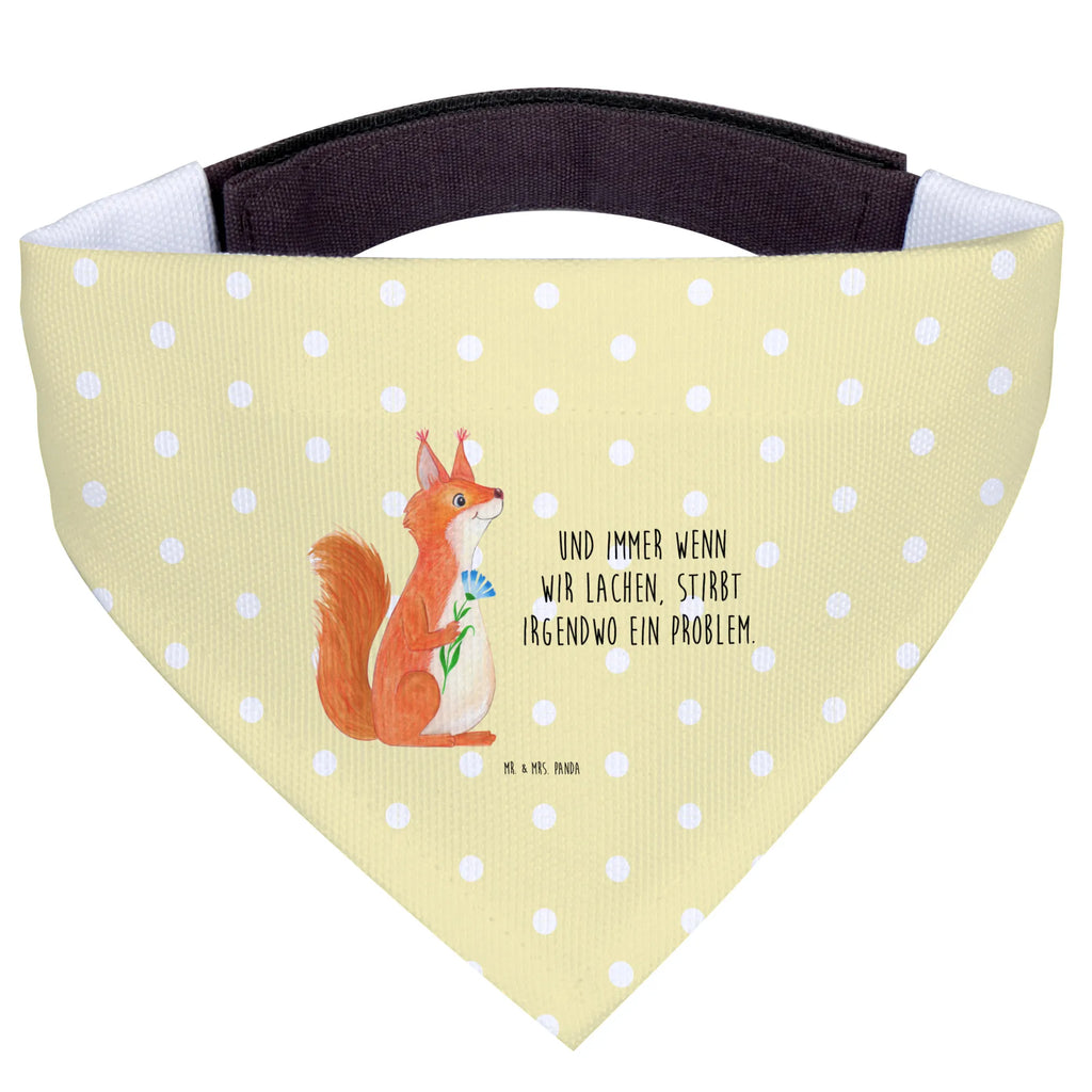 Chusta na szyję dla psa L wiewiórka kwiat Hundehalstuch, Halstuch, Tuch, Hunde, Kleine Hunde, Lustige Sprüche, Tiere, Tiermotive, Gute Laune, Spaß, Lachen, glücklich Spruch, Motivation Sprüche, Spruch Positiv, Eichhorn, Spruch Deko, Motivation Bilder, Eichhörnchen