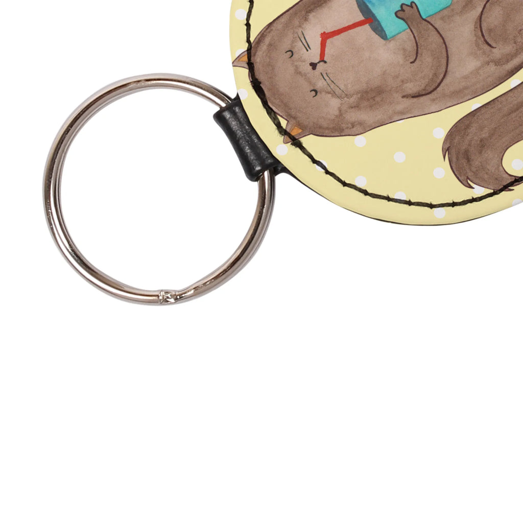 Round key ring Cat can pendant, keychain, lucky charm, key ring, bag pendant, cat, tomcat, kitty, meow, kitten, housecat, mama cat, love cats, cat image, cat fan, cat lover, cat fancier, cat decoration, gift for cat lover, cat owner, funny cats, cat sayings, cat motto, funny cat gifts, fan merchandise, cat stuff, animal lover, pet, Cats, cat food, pussy, food, cats