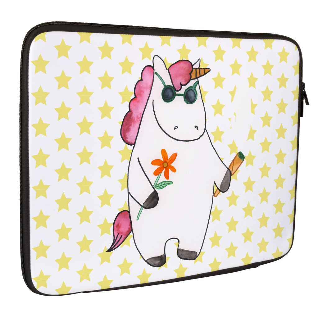 Torba na laptop Jednorożec Woodstock Notebook Tasche, Laptop, Computertasche, Tasche, Notebook-Tasche, Notebook-Reisehülle, Notebook Schutz, Einhorn, Einhörner, Einhorn Deko, Pegasus, Unicorn, Kiffen, Joint, Zigarette, Alkohol, Party, Spaß. lustig, witzig, Woodstock