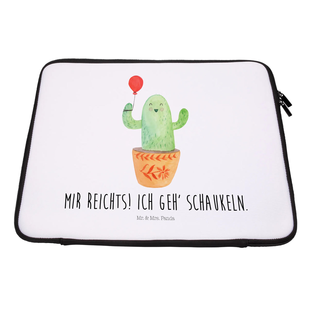 Torba na laptop Kaktus balon Notebook Tasche, Laptop, Computertasche, Tasche, Notebook-Tasche, Notebook-Reisehülle, Notebook Schutz, Kaktus, Kakteen, Luftballon, Neustart, Freude, Büro, Stress, Büroalltag, Freundin, Freund, Ausbildung, Prüfung