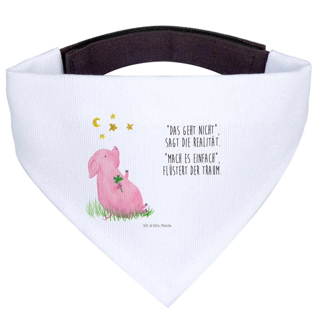 Hundehalstuch Schwein Glück Kleine Hunde, Hunde, Tuch, Hundehalstuch, Halstuch, Lustige Sprüche, Tiere, Tiermotive, Gute Laune, Glücksbringer, Träume, Ziele, Motivation, Sernchen, Sterne, Glücksschwein. Glück, Schweinchen, Schwein