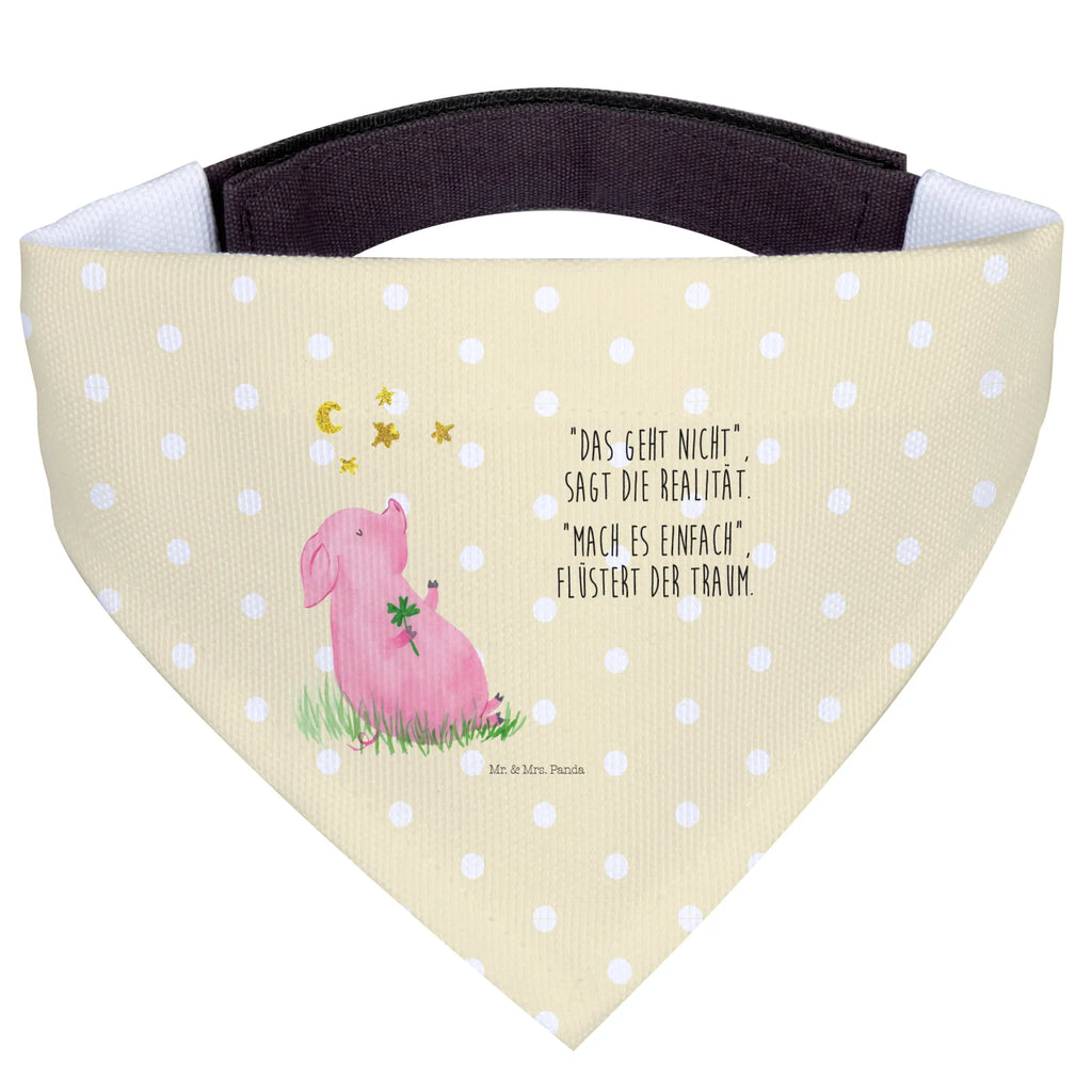 Hundehalstuch Schwein Glück Kleine Hunde, Hunde, Tuch, Hundehalstuch, Halstuch, Lustige Sprüche, Tiere, Tiermotive, Gute Laune, Glücksbringer, Träume, Ziele, Motivation, Sernchen, Sterne, Glücksschwein. Glück, Schweinchen, Schwein