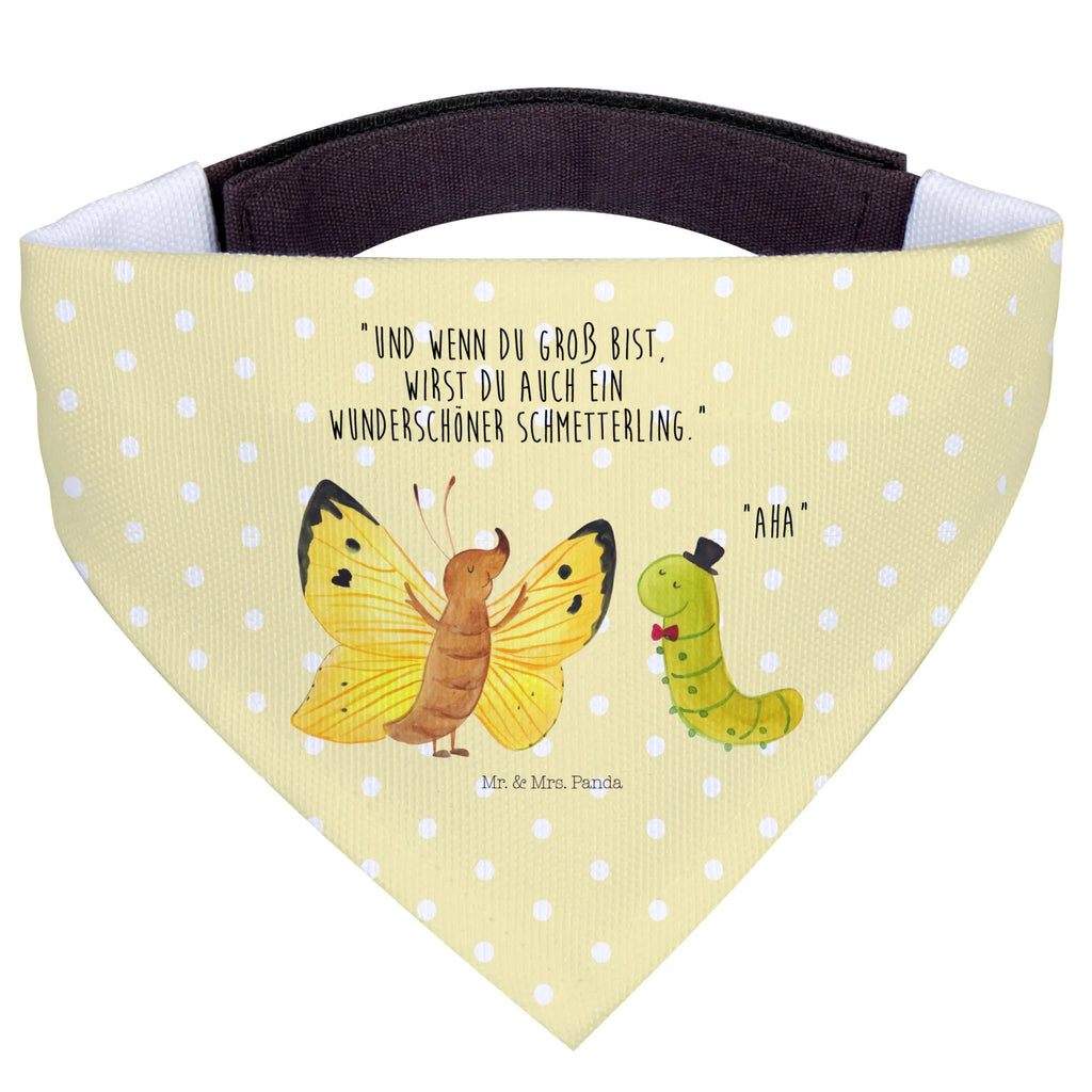 Hundehalstuch Raupe Schmetterling Hunde, Tuch, Kleine Hunde, Hundehalstuch, Halstuch, Lustige Sprüche, Tiere, Tiermotive, Gute Laune, Raupe, Hütchen, Schmetterling, Erwachsen Werden, Zitronenfalter, Kokon, Aufwachsen, Hut, Schönheit, Entwicklung