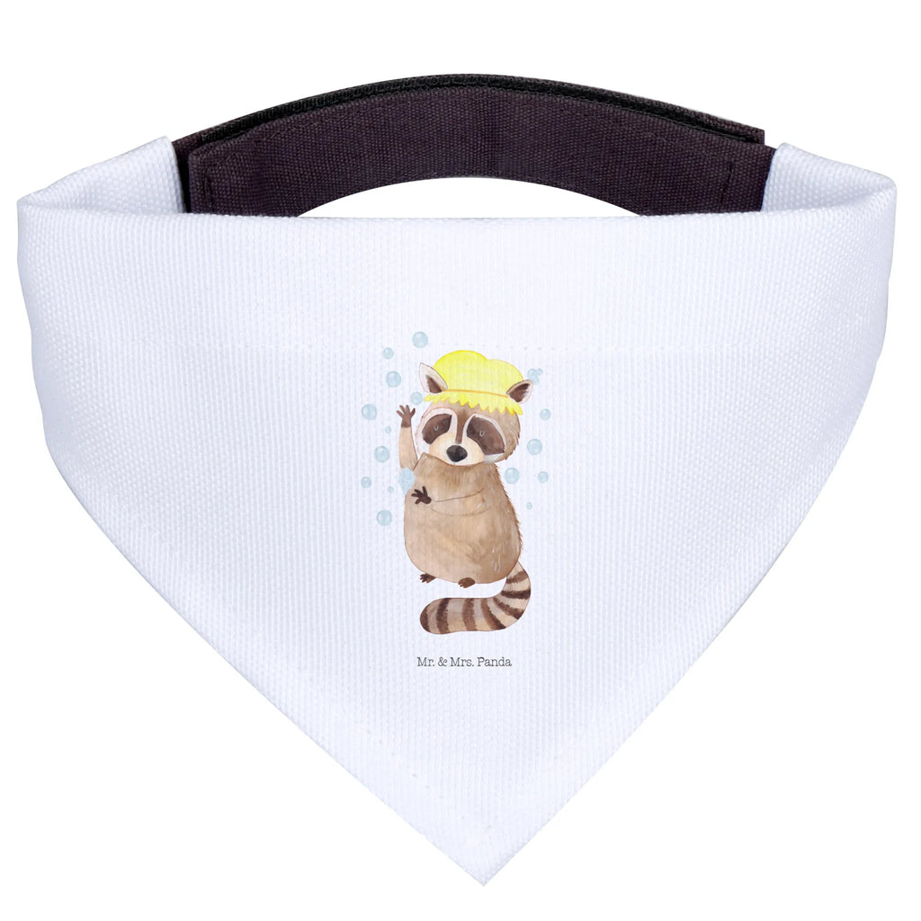Hundehalstuch Waschbär Tuch, Hundehalstuch, klein, Hunde, kleine Hunde, Halstuch, Tiermotive, Gute Laune, lustige Sprüche, Tiere, Fröhlich, Waschbär, waschen, Plan, Seifenblasen, Tagträumen