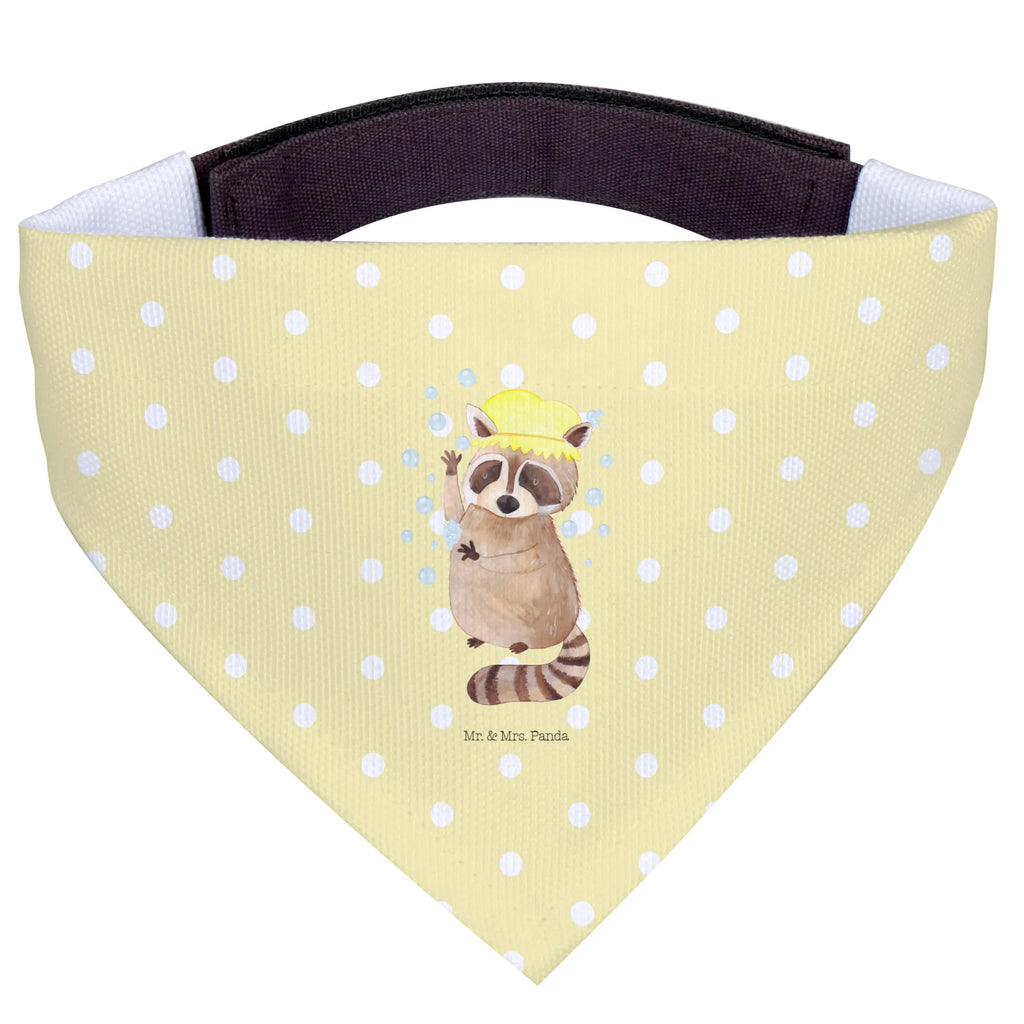Hundehalstuch Waschbär Tuch, Hundehalstuch, klein, Hunde, kleine Hunde, Halstuch, Tiermotive, Gute Laune, lustige Sprüche, Tiere, Fröhlich, Waschbär, waschen, Plan, Seifenblasen, Tagträumen