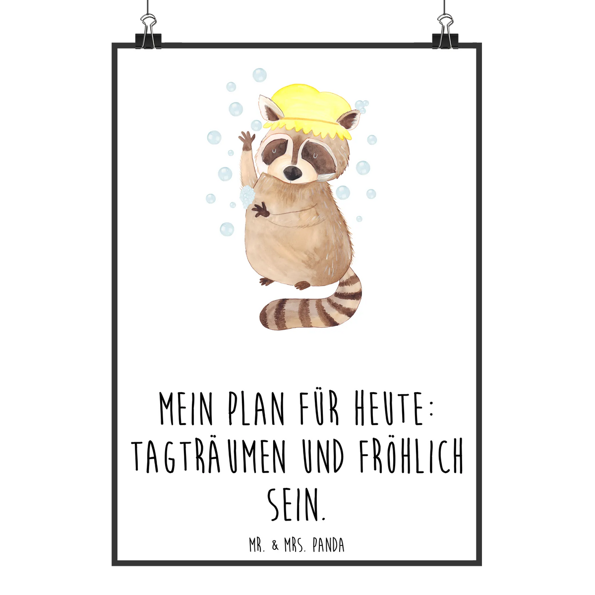 Poster Waschbär