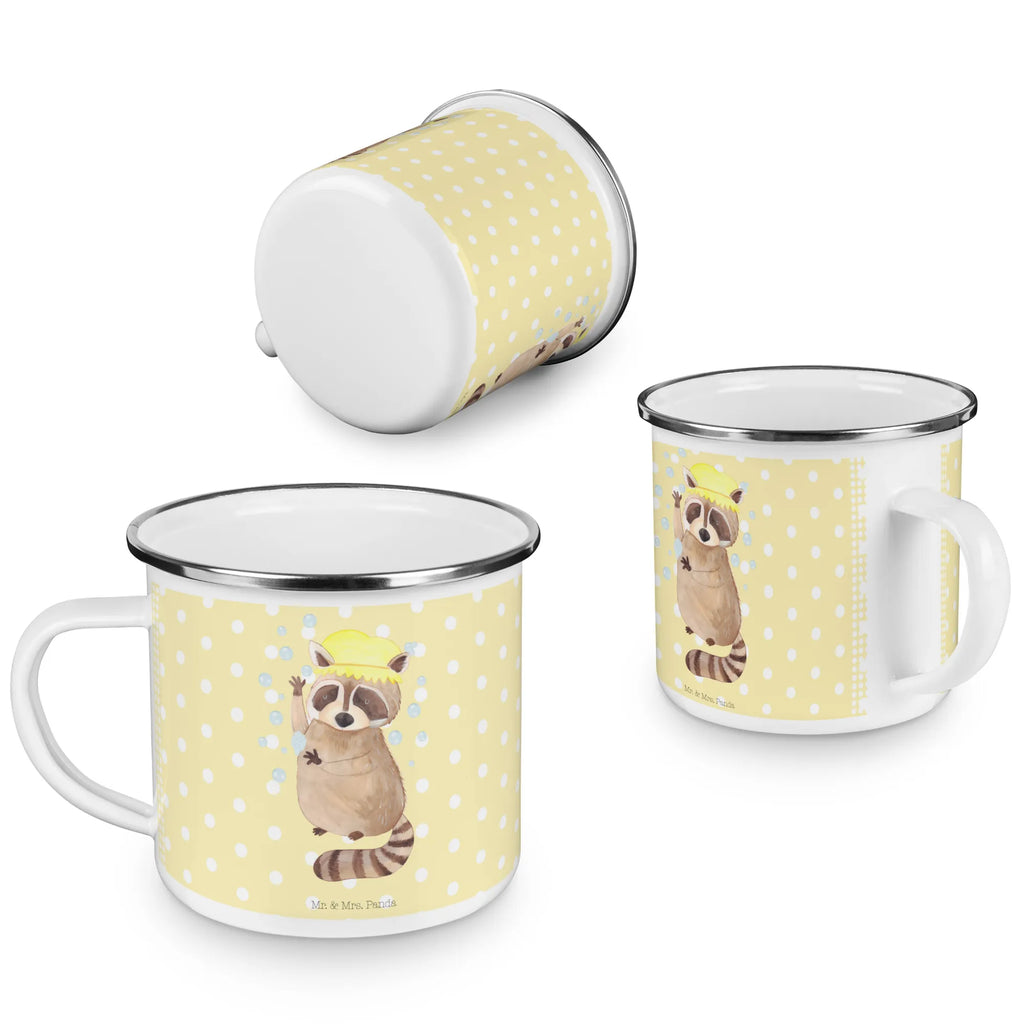 Enamel camping mug Raccoon metal camping mug, hiking mug, outdoor cup, steel mug for camping, bushcraft mug, campfire mug, adventure mug, camping metal cup, camping mug, lightweight camping mug, enamel mug, tin coffee cup, enamel drinking mug, travel mug, metal cup, camp coffee mug, enamel camping cup, stainless steel drinking cup, backpacking mug, camper mug, small animals, cute, funny, cute animal motives, hand drawn, small world, funny sayings, good mood, happy, gifts, gift ideas, special gifts, animal lover, card, plan, raccoon, daydreaming, soap bubbles, wash