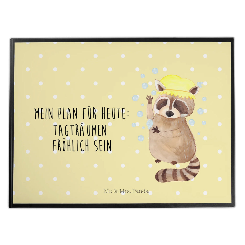 Schreibtischunterlage Waschbär Schreibtisch Unterlagen, Büroartikel, Bürobedarf, Schreibunterlage, Schreibwaren, Schreibtischauflage, Schreibtischunterlage Groß, Tiermotive, Gute Laune, lustige Sprüche, Tiere, Plan, waschen, Waschbär, Fröhlich, Tagträumen, Seifenblasen