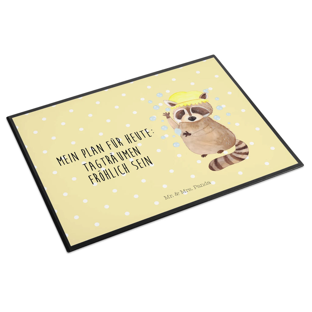 Schreibtischunterlage Waschbär Schreibtisch Unterlagen, Büroartikel, Bürobedarf, Schreibunterlage, Schreibwaren, Schreibtischauflage, Schreibtischunterlage Groß, Tiermotive, Gute Laune, lustige Sprüche, Tiere, Plan, waschen, Waschbär, Fröhlich, Tagträumen, Seifenblasen