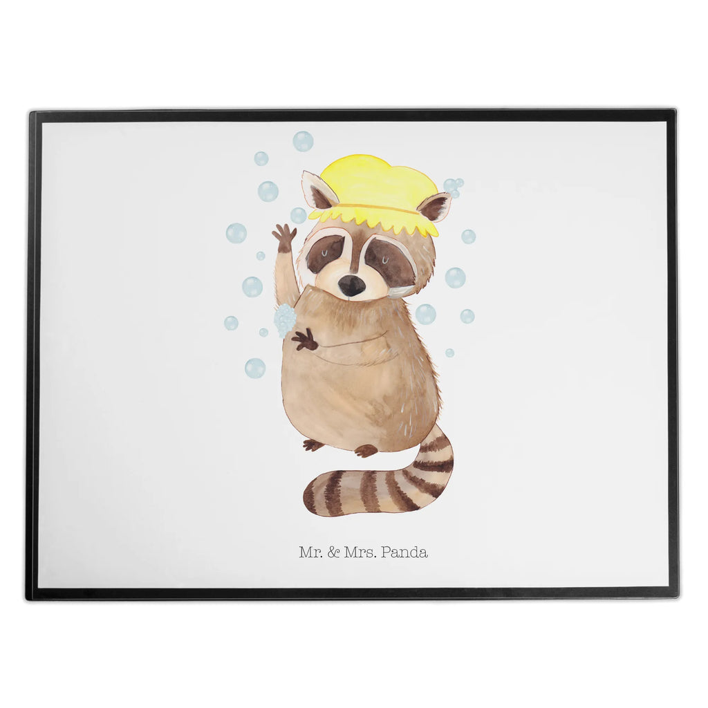 Schreibtischunterlage Waschbär Schreibtisch Unterlagen, Büroartikel, Bürobedarf, Schreibunterlage, Schreibwaren, Schreibtischauflage, Schreibtischunterlage Groß, Tiermotive, Gute Laune, lustige Sprüche, Tiere, Plan, waschen, Waschbär, Fröhlich, Tagträumen, Seifenblasen