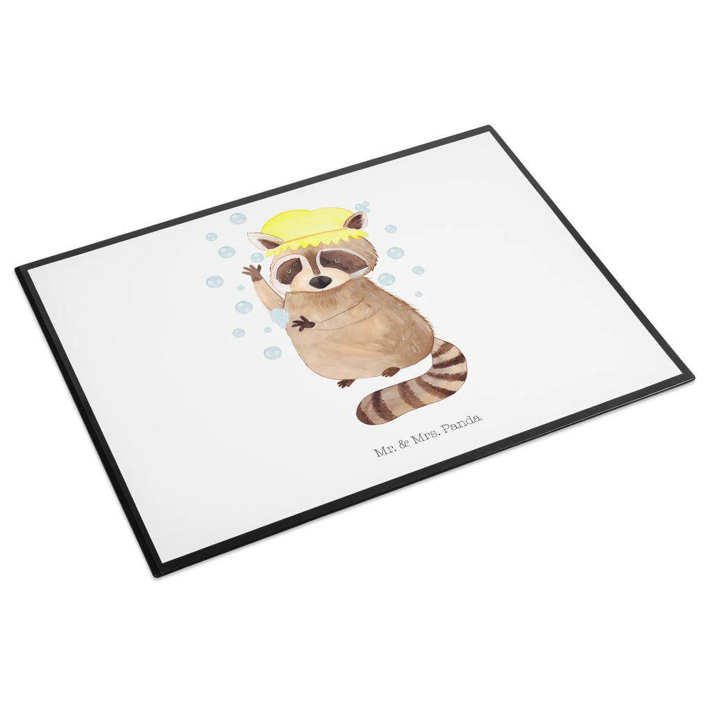 Schreibtischunterlage Waschbär Schreibtisch Unterlagen, Büroartikel, Bürobedarf, Schreibunterlage, Schreibwaren, Schreibtischauflage, Schreibtischunterlage Groß, Tiermotive, Gute Laune, lustige Sprüche, Tiere, Plan, waschen, Waschbär, Fröhlich, Tagträumen, Seifenblasen