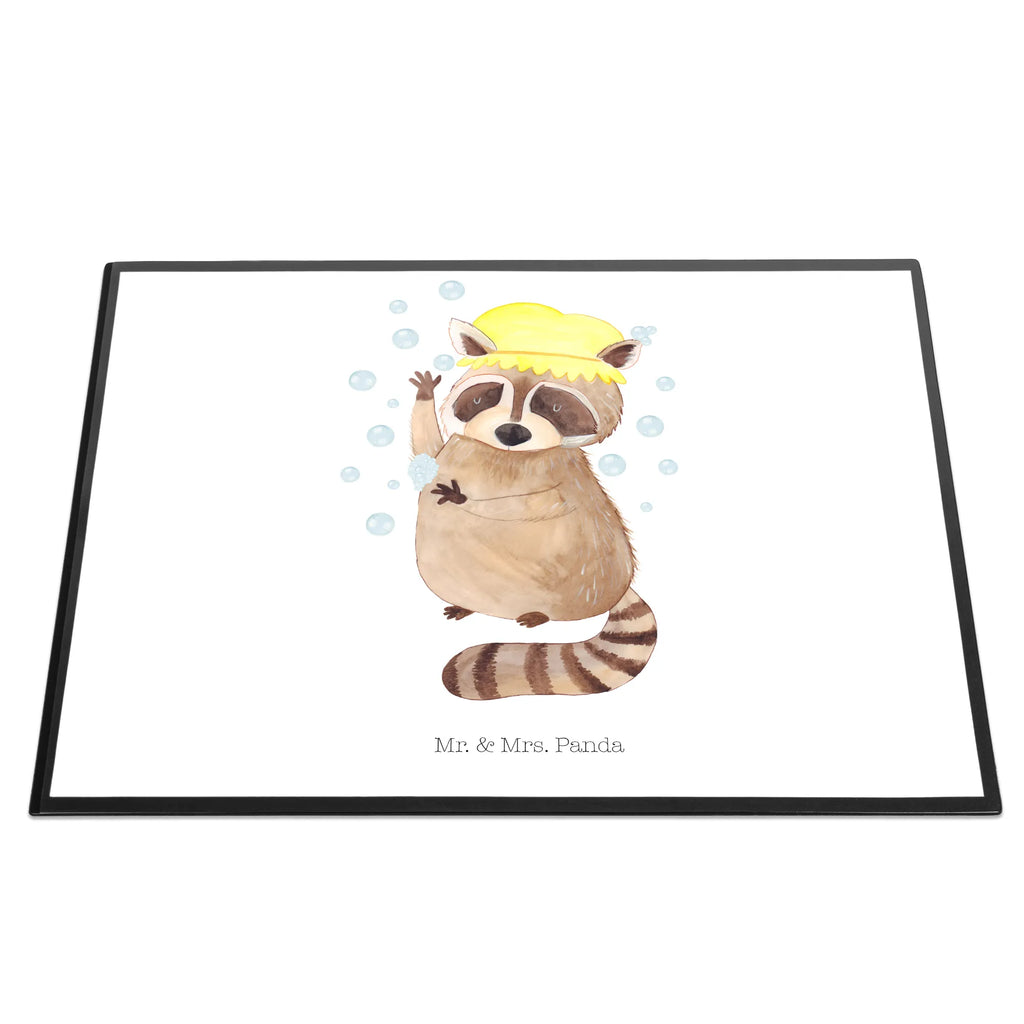 Schreibtischunterlage Waschbär Schreibtisch Unterlagen, Büroartikel, Bürobedarf, Schreibunterlage, Schreibwaren, Schreibtischauflage, Schreibtischunterlage Groß, Tiermotive, Gute Laune, lustige Sprüche, Tiere, Plan, waschen, Waschbär, Fröhlich, Tagträumen, Seifenblasen