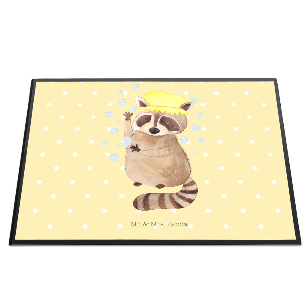 Schreibtischunterlage Waschbär Schreibtisch Unterlagen, Büroartikel, Bürobedarf, Schreibunterlage, Schreibwaren, Schreibtischauflage, Schreibtischunterlage Groß, Tiermotive, Gute Laune, lustige Sprüche, Tiere, Plan, waschen, Waschbär, Fröhlich, Tagträumen, Seifenblasen