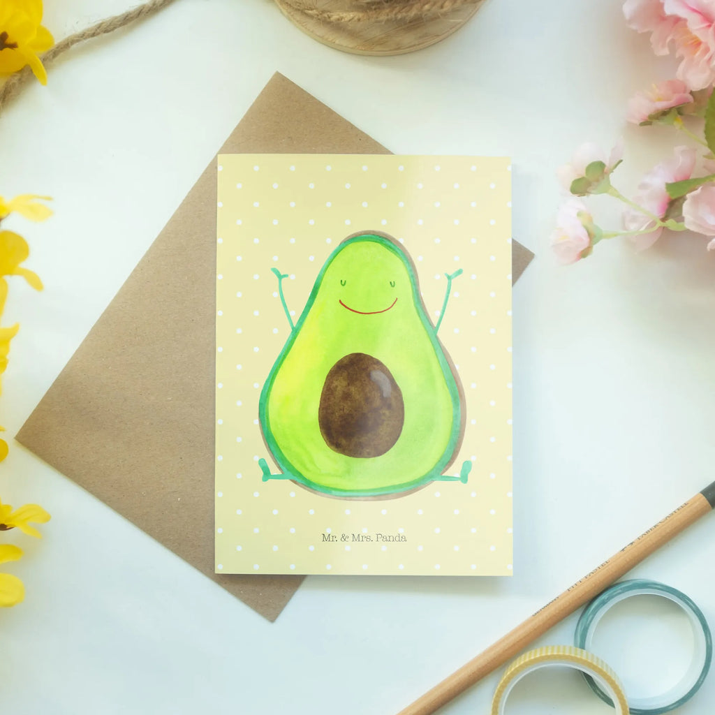 Greetings card avocado Happy greeting card, folding card, invitation card, birthday card, wedding card, avocado, vegetables, chaos, Avocado