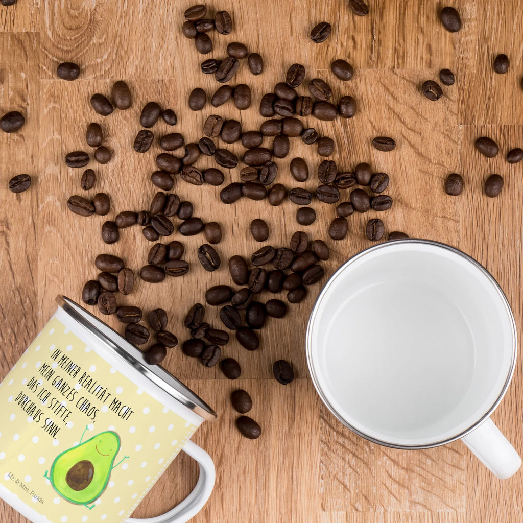 Enamel camping mug avocado Happy Blechtasse, Emaille Becher, Campingbecher, Tasse Emaille, Kaffeetasse, wanderbecher, Reisebecher, Metalltasse, blechbecher, Teetasse, Kaffeebecher, Pott, Tasse, metallbecher, Emaille Tasse, Emailletasse, wandertasse, becher emaille, emaillebecher, reisetasse, Campingtasse, Becher, Trinkbecher, Teebecher, Vegan, Gesund, Avocado, Veggie, Chaos