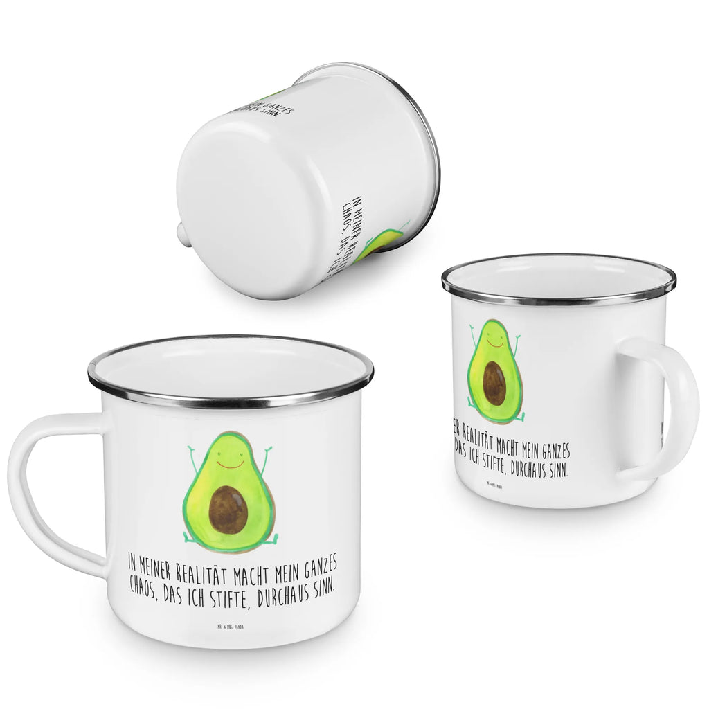 Enamel camping mug avocado Happy Blechtasse, Emaille Becher, Campingbecher, Tasse Emaille, Kaffeetasse, wanderbecher, Reisebecher, Metalltasse, blechbecher, Teetasse, Kaffeebecher, Pott, Tasse, metallbecher, Emaille Tasse, Emailletasse, wandertasse, becher emaille, emaillebecher, reisetasse, Campingtasse, Becher, Trinkbecher, Teebecher, Vegan, Gesund, Avocado, Veggie, Chaos