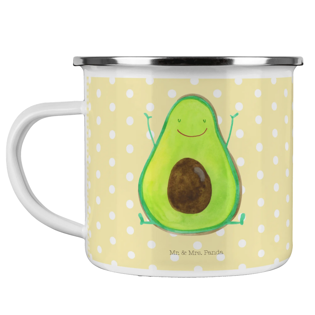 Enamel camping mug avocado Happy Blechtasse, Emaille Becher, Campingbecher, Tasse Emaille, Kaffeetasse, wanderbecher, Reisebecher, Metalltasse, blechbecher, Teetasse, Kaffeebecher, Pott, Tasse, metallbecher, Emaille Tasse, Emailletasse, wandertasse, becher emaille, emaillebecher, reisetasse, Campingtasse, Becher, Trinkbecher, Teebecher, Vegan, Gesund, Avocado, Veggie, Chaos