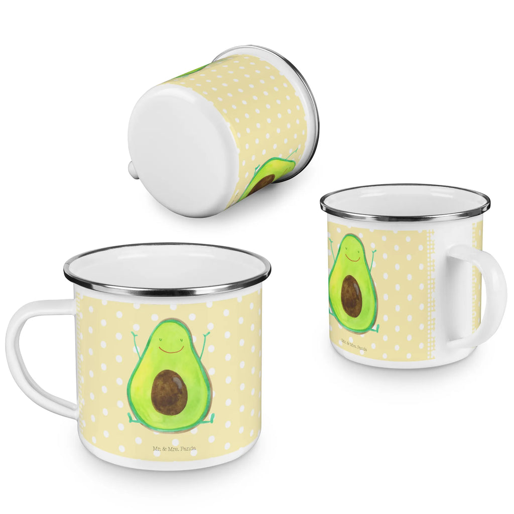 Enamel camping mug avocado Happy Blechtasse, Emaille Becher, Campingbecher, Tasse Emaille, Kaffeetasse, wanderbecher, Reisebecher, Metalltasse, blechbecher, Teetasse, Kaffeebecher, Pott, Tasse, metallbecher, Emaille Tasse, Emailletasse, wandertasse, becher emaille, emaillebecher, reisetasse, Campingtasse, Becher, Trinkbecher, Teebecher, Vegan, Gesund, Avocado, Veggie, Chaos
