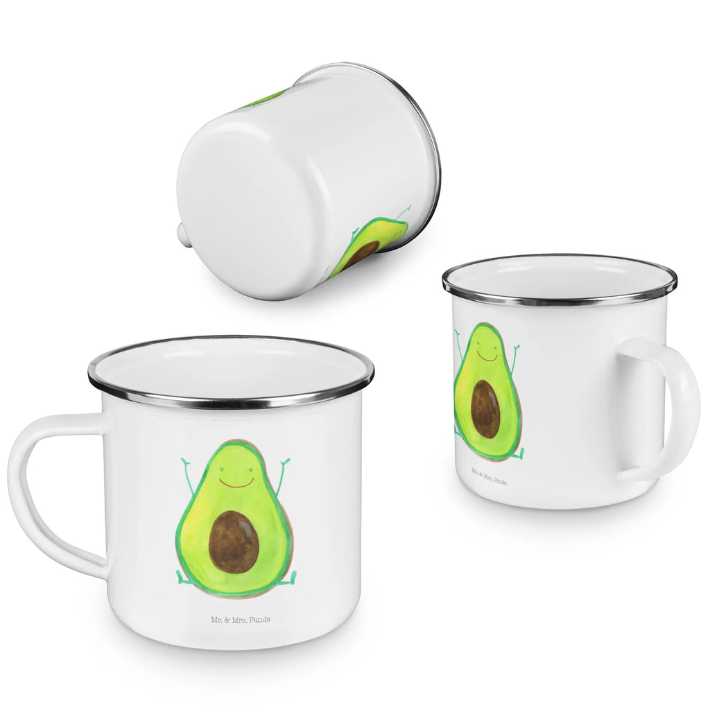 Enamel camping mug avocado Happy Blechtasse, Emaille Becher, Campingbecher, Tasse Emaille, Kaffeetasse, wanderbecher, Reisebecher, Metalltasse, blechbecher, Teetasse, Kaffeebecher, Pott, Tasse, metallbecher, Emaille Tasse, Emailletasse, wandertasse, becher emaille, emaillebecher, reisetasse, Campingtasse, Becher, Trinkbecher, Teebecher, Vegan, Gesund, Avocado, Veggie, Chaos
