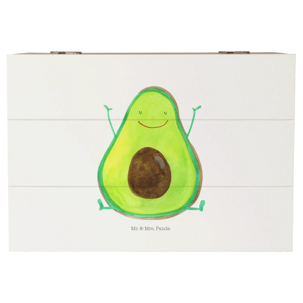 Holzkiste Avocado Glücklich Kiste, Schatulle, Dekokiste, Holzkiste, Truhe, Geschenkdose, Aufbewahrungsbox, Geschenkbox, Schatzkiste, Erinnerungskiste, XXL, Erinnerungsbox, Avocado, Veggie, Vegan, Gesund, Chaos