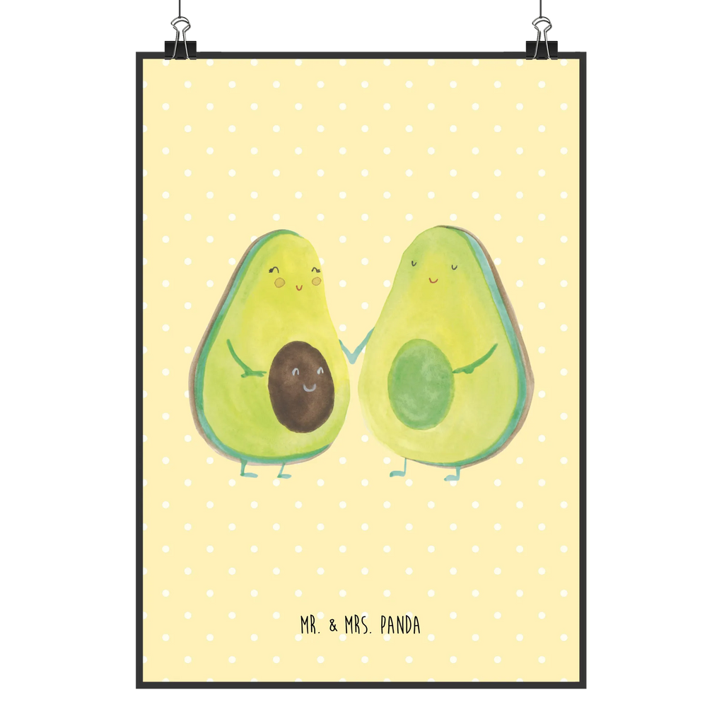 Plakat Awokado para Wandposter, Wanddekoration, Wanddeko Bild, Mr. & Mrs. Panda Poster, Handgemaltes Poster, Designposter, Raumdekoration, Wanddeko, Kinderposter, Poster, Küchenposter, Kunstdruck, Bild, Posterdruck, Avocado, Veggie, Vegan, Gesund, Babyshower, Babyparty, Avocuddle, Familie, Kinder, Hochzeit, Schwangerschaft, Avocados, Liebe, Geburt
