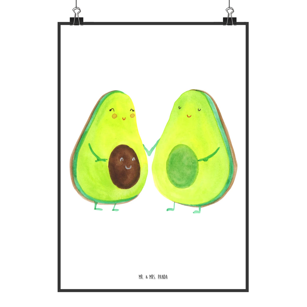 Plakat Awokado para Wandposter, Wanddekoration, Wanddeko Bild, Mr. & Mrs. Panda Poster, Handgemaltes Poster, Designposter, Raumdekoration, Wanddeko, Kinderposter, Poster, Küchenposter, Kunstdruck, Bild, Posterdruck, Avocado, Veggie, Vegan, Gesund, Babyshower, Babyparty, Avocuddle, Familie, Kinder, Hochzeit, Schwangerschaft, Avocados, Liebe, Geburt