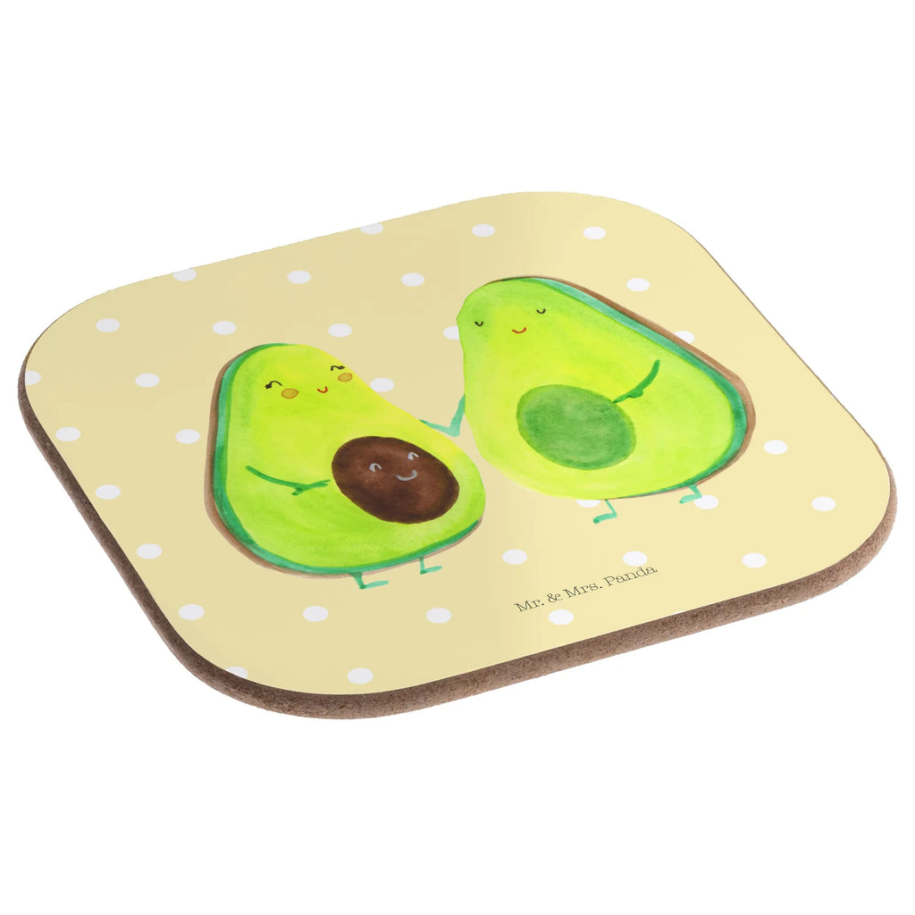 Square coaster avocado pair Coasters, party, gift, breakfast, gifts, presents, glass coasters, avocado, vegetables, love, baby party, wedding, family, baby shower, birth, pregnancy, avocados, children, avocuddle