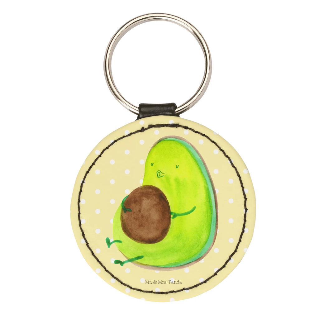 Round key ring avocado Pipes pendant, bag pendant, key ring, lucky charm, keychain, avocado, vegetables, losing weight, chubby, nutrition, diet, Avocado, being fat