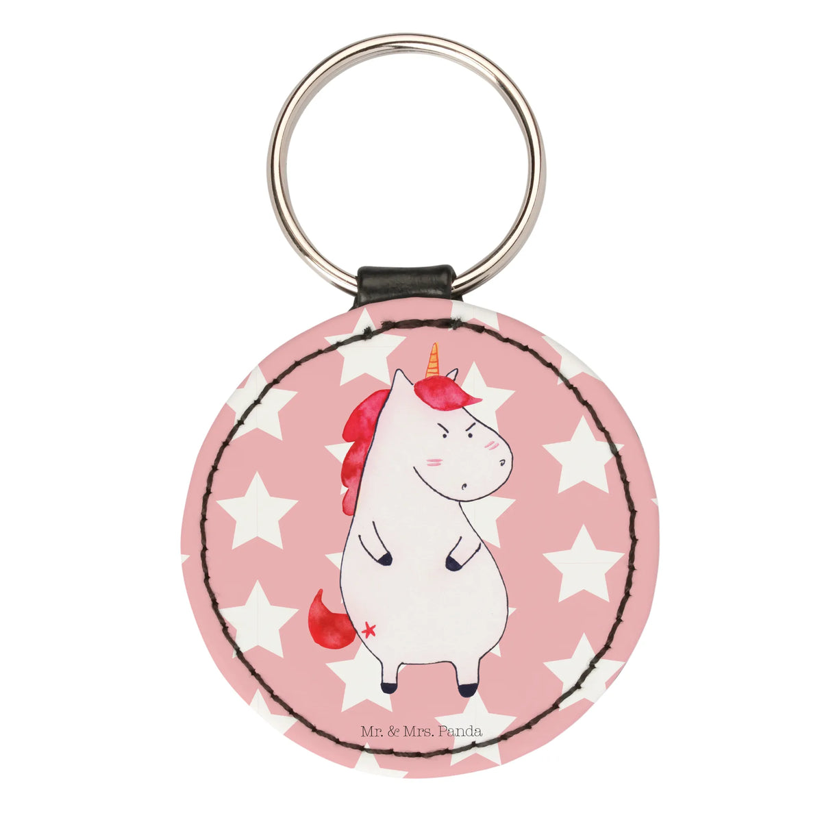 Round key ring unicorn Fury