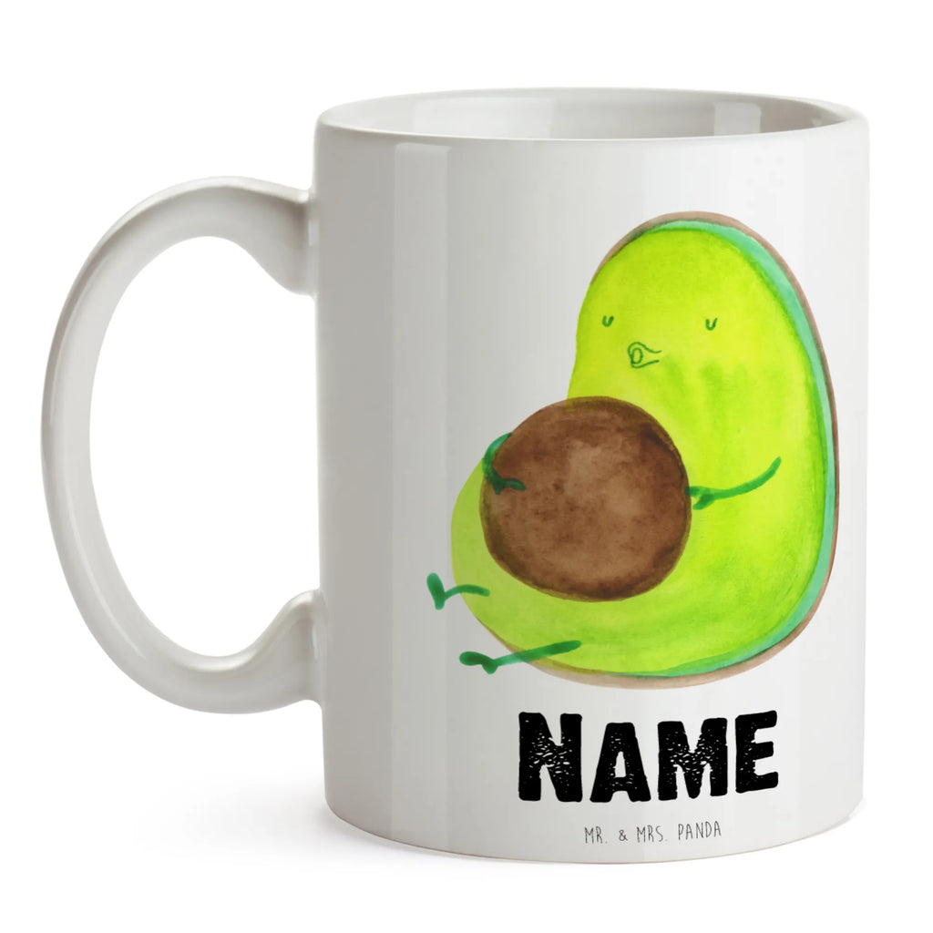 Personalisierte Tasse Avocado pfeift Drucken, Personalisiert, Tasse, Namenstasse, Personalisierte Tasse, Namen, Tasse mit Namen, Wunschname, Avocado, Veggie, Vegan, Gesund, Ernährung, Abnehmen, dick sein, Diät