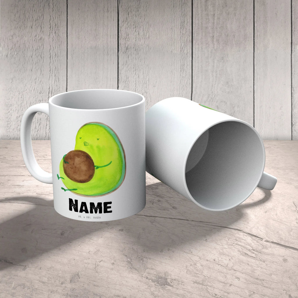Personalisierte Tasse Avocado pfeift Drucken, Personalisiert, Tasse, Namenstasse, Personalisierte Tasse, Namen, Tasse mit Namen, Wunschname, Avocado, Veggie, Vegan, Gesund, Ernährung, Abnehmen, dick sein, Diät