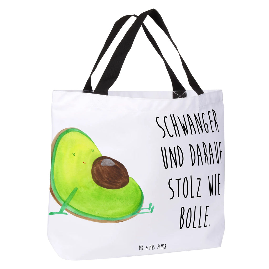 Shopper avocado pregnancy shopping bag, shopper, beach bag, woman, carrier bag, XXL, large, bag, handle bag, avocado, vegetables, pregnancy, baby shower, pregnant, Avocado