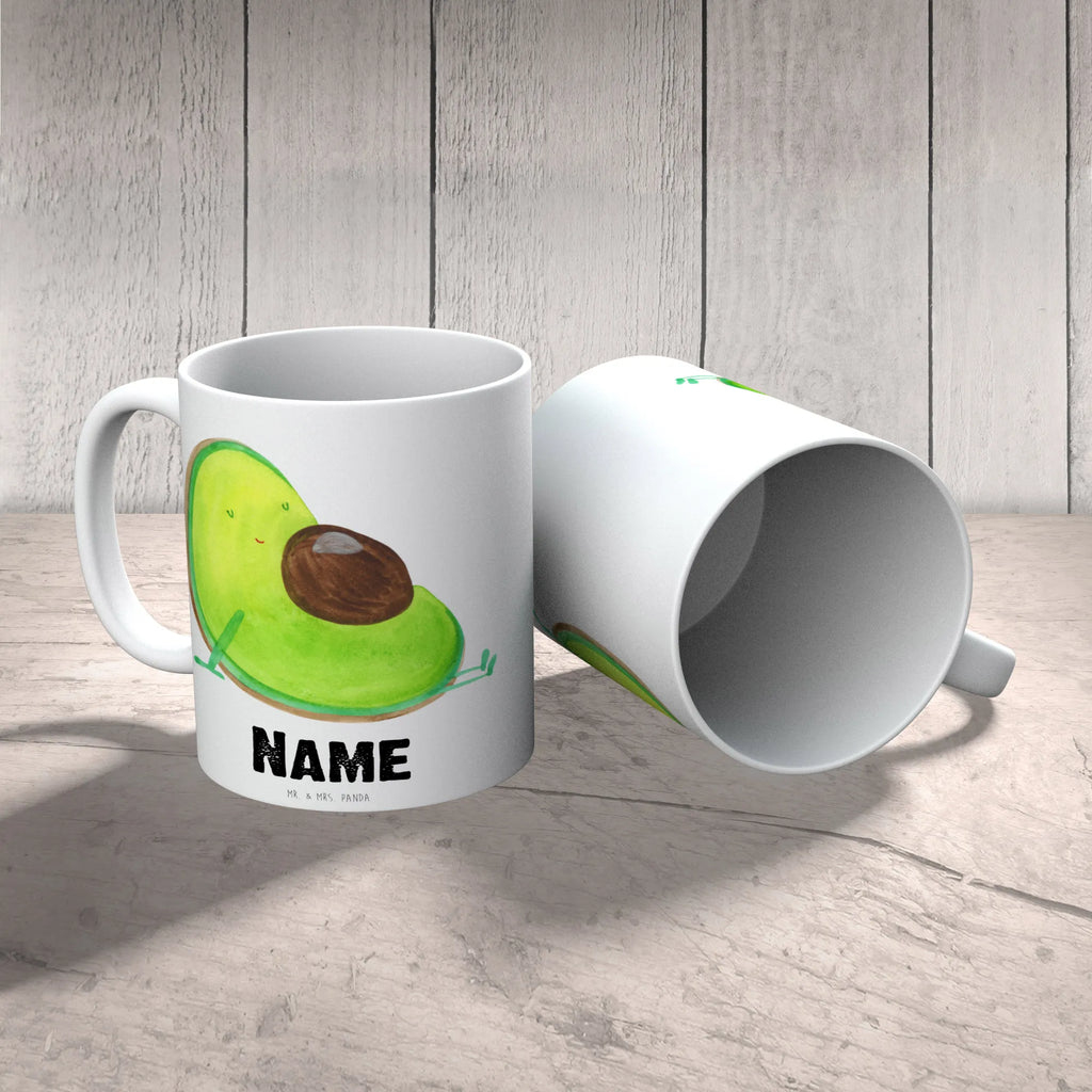 Personalisierte Tasse Avocado Schwangerschaft Namen, Tasse, Namenstasse, Drucken, Wunschname, Personalisiert, Tasse mit Namen, Personalisierte Tasse, Avocado, Veggie, Vegan, Gesund, Babyparty, Babyshower, Schwangerschaft, Schwanger