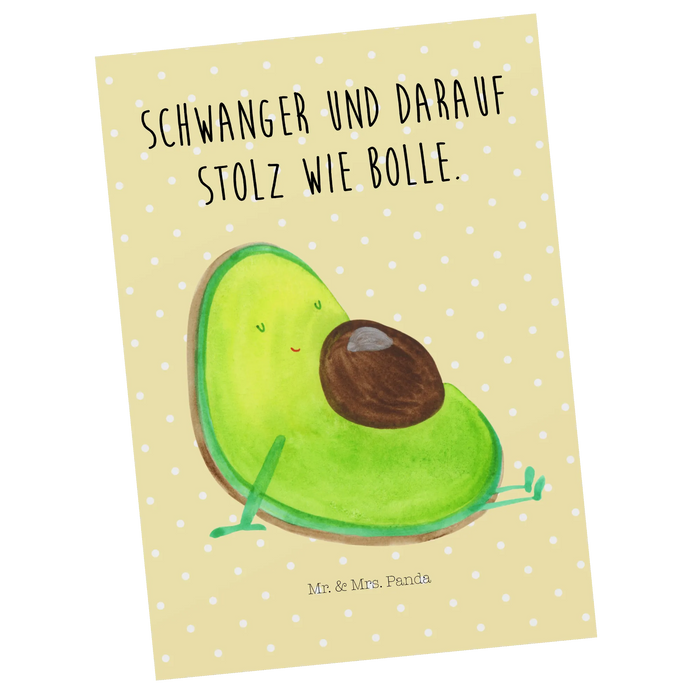 Postcard avocado pregnancy