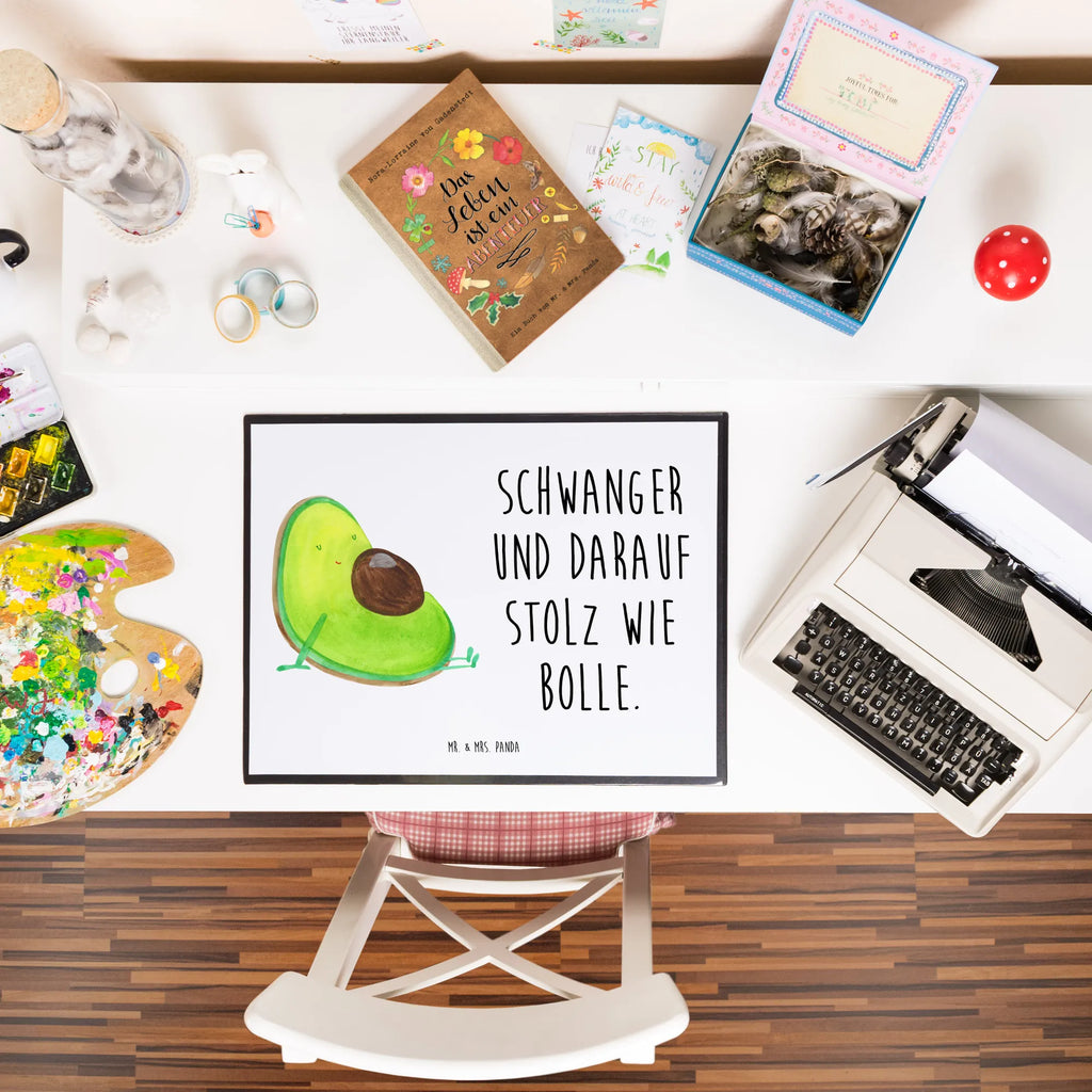 Schreibtischunterlage Avocado schwanger Schreibunterlage, Büroartikel, Bürobedarf, Schreibtischunterlage Groß, Schreibtischauflage, Schreibtisch Unterlagen, Schreibwaren, Avocado, Veggie, Vegan, Gesund, Schwangerschaft, Babyparty, schwanger, Babyshower